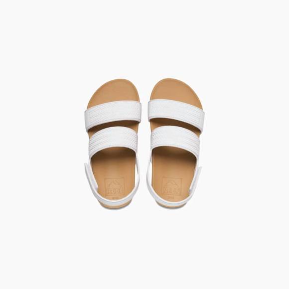 NEW REEF toddler's little water vista sandal in white/tan - Picture 2 of 2